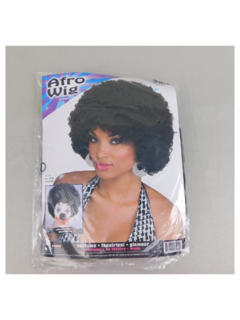 Forum Novelties 23095 Black Afro Halloween Costume Wig 60s 70s Disco